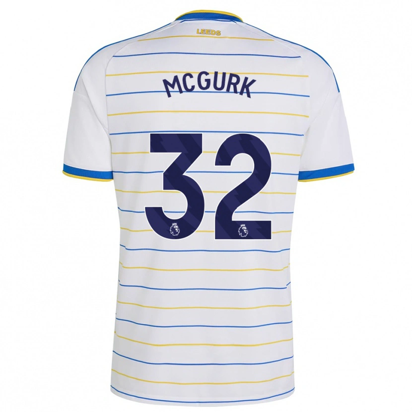 Danxen Bambino Maglia Sean Mcgurk #32 Rosso Giallo Blu Kit Gara Home 2026/27 Maglietta