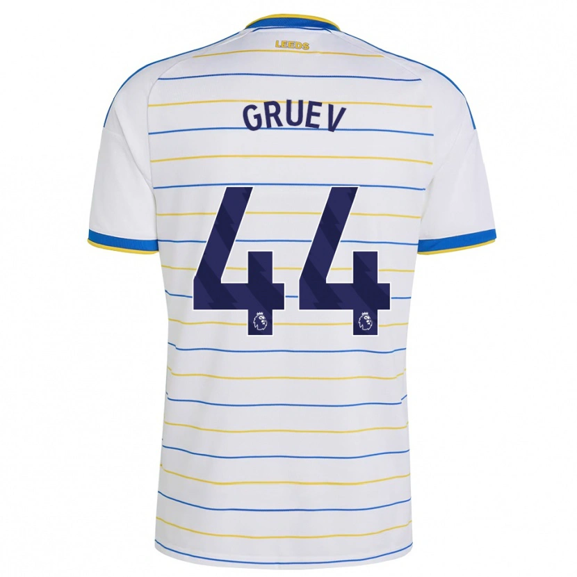 Danxen Bambino Maglia Ilia Gruev #44 Rosso Giallo Blu Kit Gara Home 2026/27 Maglietta
