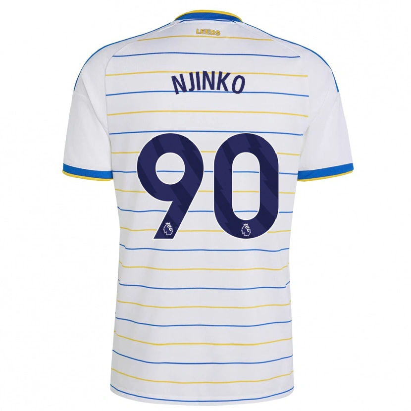 Danxen Bambino Maglia Carrick Njinko #90 Rosso Giallo Blu Kit Gara Home 2026/27 Maglietta