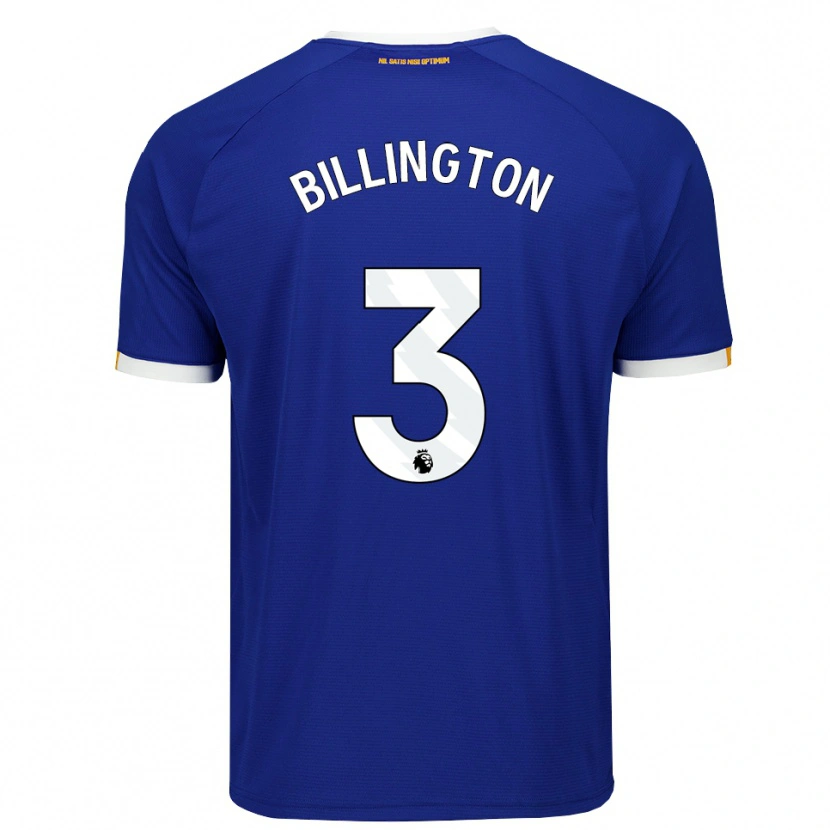 Danxen Bambino Maglia Harvey Billington #3 Blu Bianco Giallo Kit Gara Home 2026/27 Maglietta