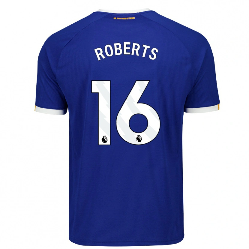 Danxen Bambino Maglia Ray Robert #16 Blu Bianco Giallo Kit Gara Home 2026/27 Maglietta