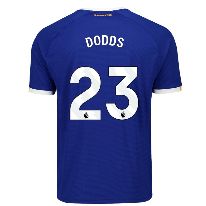 Danxen Bambino Maglia John Dodds #23 Blu Bianco Giallo Kit Gara Home 2026/27 Maglietta