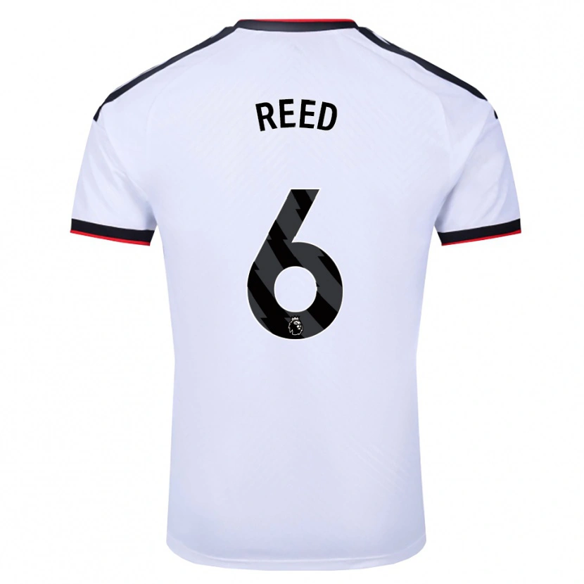 Danxen Bambino Maglia Harrison Reed #6 Bianco Nero Rosso Kit Gara Home 2026/27 Maglietta