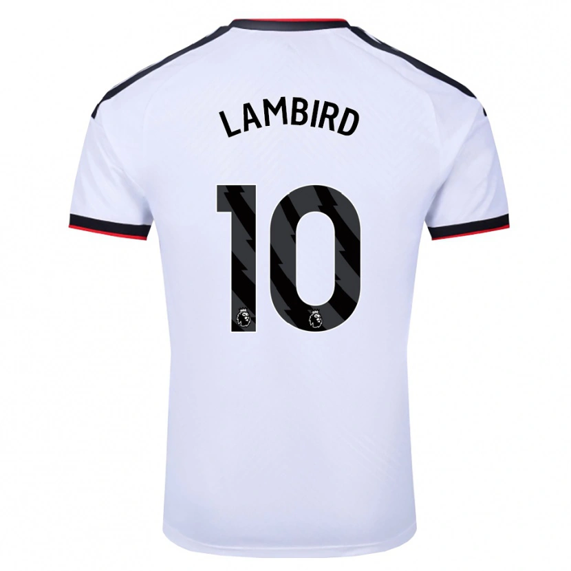 Danxen Bambino Maglia Lilly Lambird #10 Bianco Nero Rosso Kit Gara Home 2026/27 Maglietta