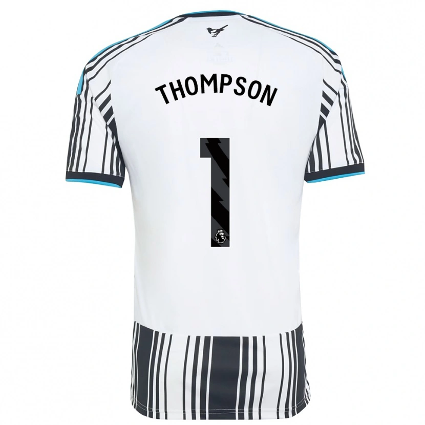 Danxen Bambino Maglia Max Thompson #1 Azzurro Nero Bianco Kit Gara Home 2026/27 Maglietta