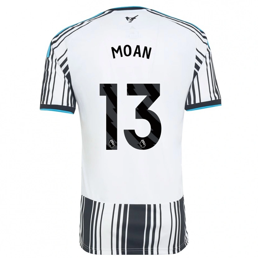 Danxen Bambino Maglia Claudia Moan #13 Azzurro Nero Bianco Kit Gara Home 2026/27 Maglietta
