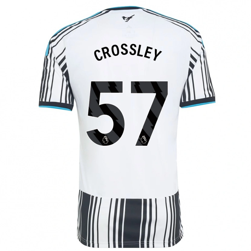 Danxen Bambino Maglia Kyle Crossley #57 Azzurro Nero Bianco Kit Gara Home 2026/27 Maglietta