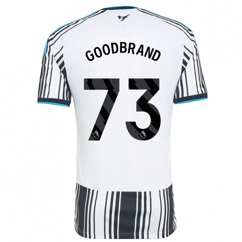 Danxen Bambino Maglia Oliver Goodbrand #73 Azzurro Nero Bianco Kit Gara Home 2026/27 Maglietta