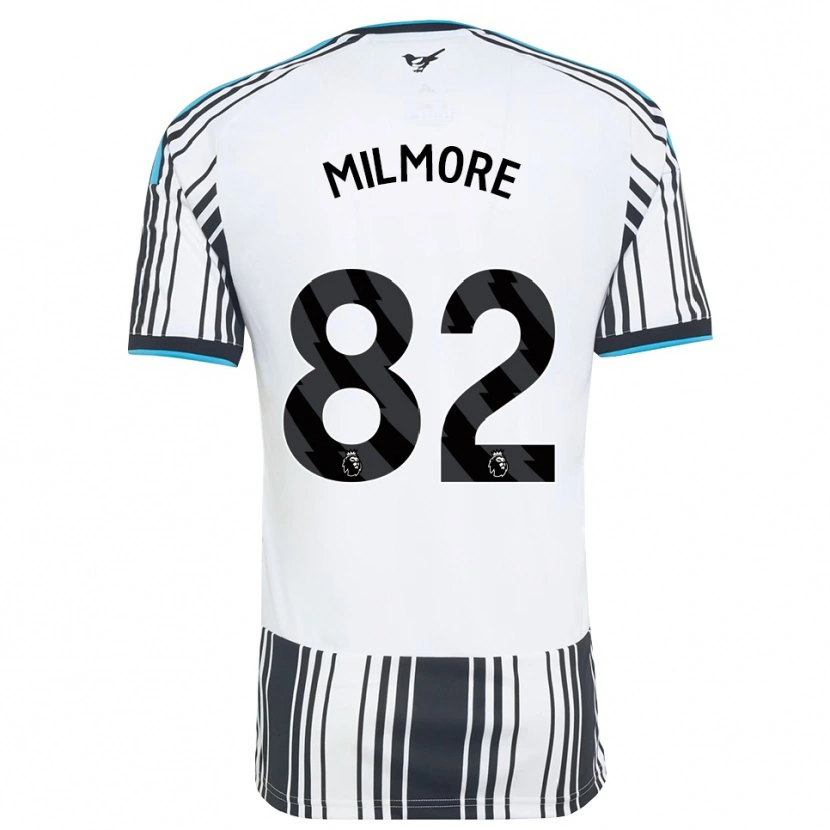 Danxen Bambino Maglia Carter Milmore #82 Azzurro Nero Bianco Kit Gara Home 2026/27 Maglietta