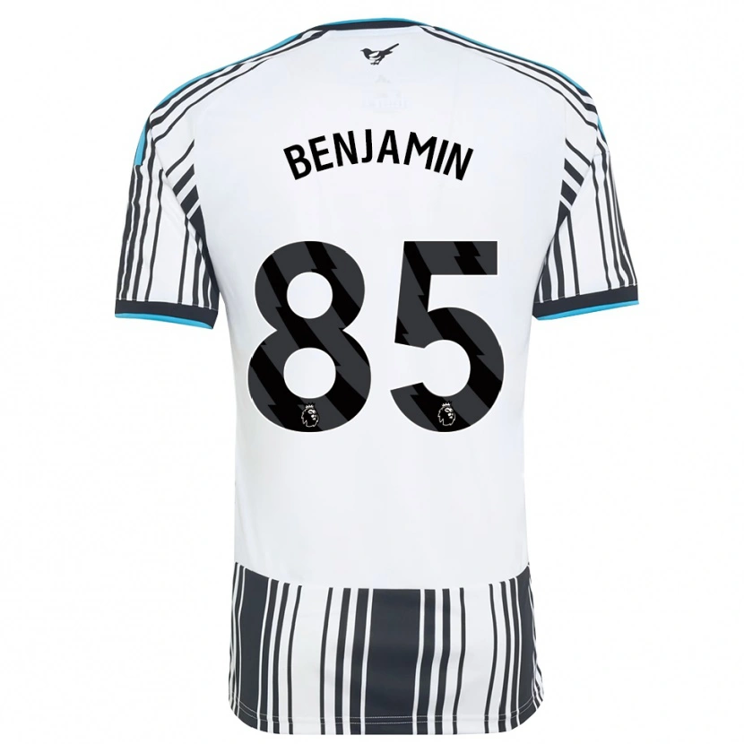 Danxen Bambino Maglia Theo Benjamin #85 Azzurro Nero Bianco Kit Gara Home 2026/27 Maglietta