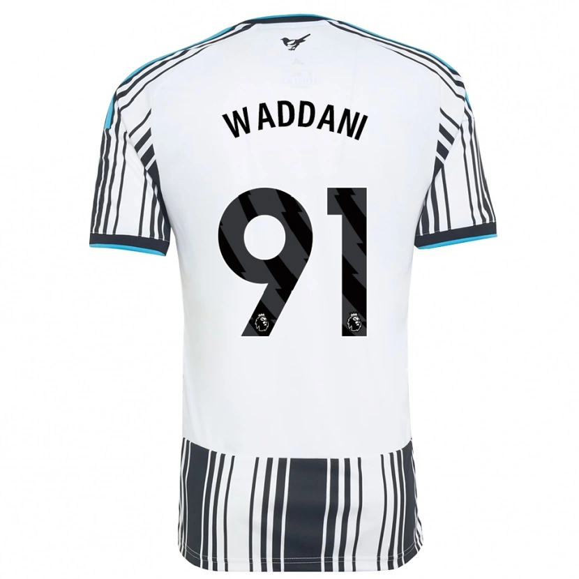 Danxen Bambino Maglia Mohamed Waddani #91 Azzurro Nero Bianco Kit Gara Home 2026/27 Maglietta