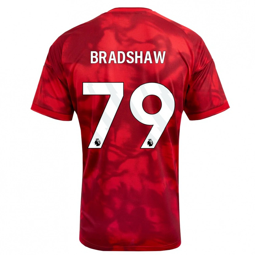 Danxen Bambino Maglia Alfie Bradshaw #79 Cremisi Bianco Kit Gara Home 2026/27 Maglietta