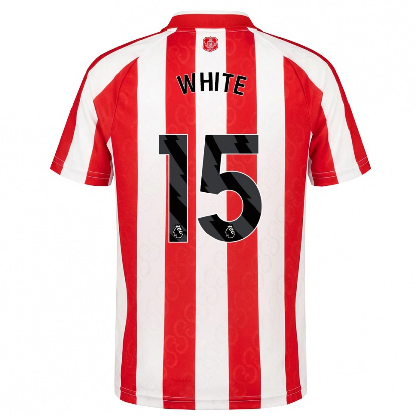 Danxen Bambino Maglia Noah White #15 Rosso Bianco Nero Kit Gara Home 2026/27 Maglietta