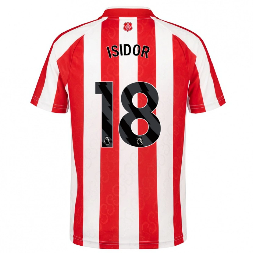 Danxen Bambino Maglia Wilson Isidor #18 Rosso Bianco Nero Kit Gara Home 2026/27 Maglietta