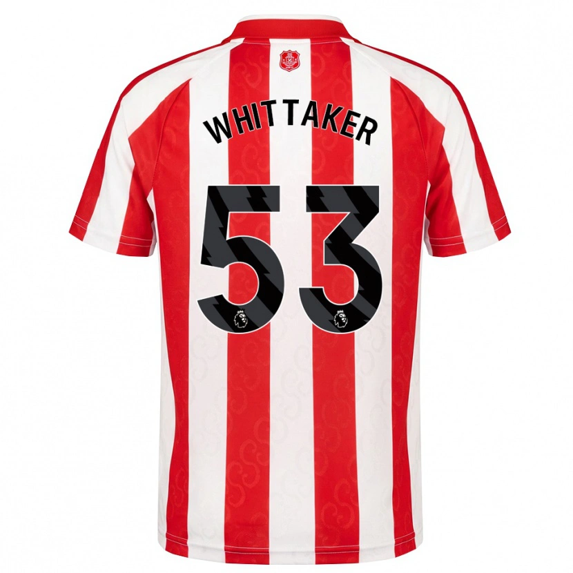 Danxen Bambino Maglia Jack Whittaker #53 Rosso Bianco Nero Kit Gara Home 2026/27 Maglietta