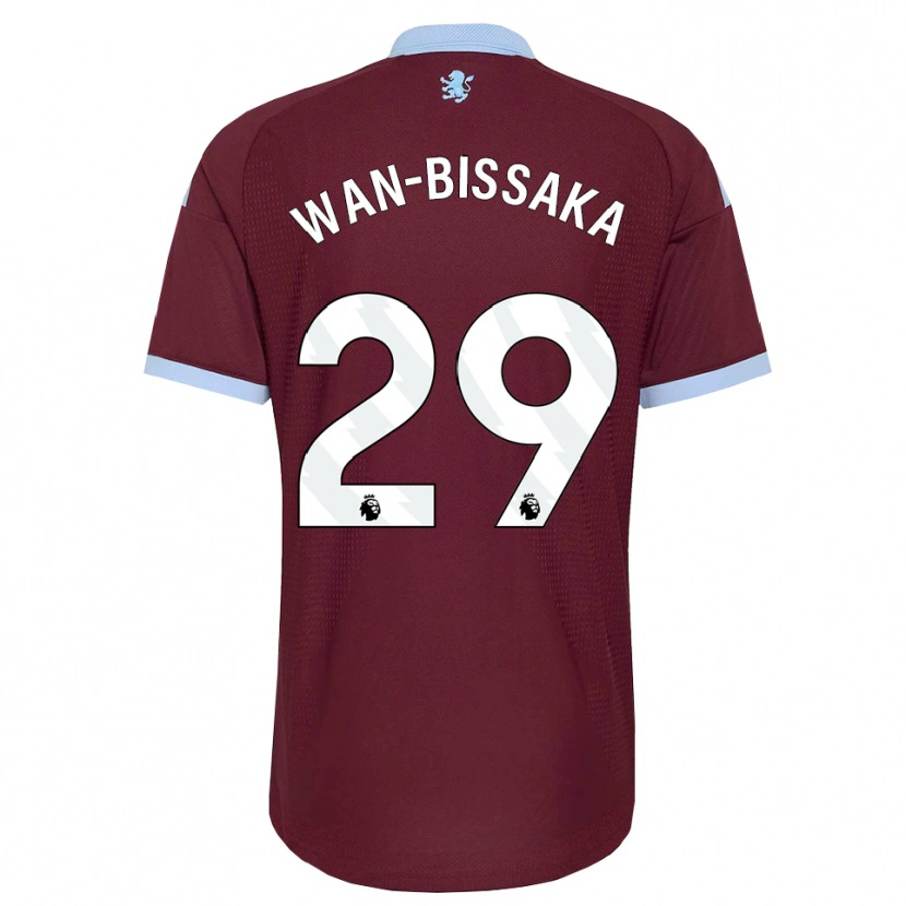 Danxen Bambino Maglia Aaron Wan-Bissaka #29 Blu Fiordaliso Borgogna Kit Gara Home 2026/27 Maglietta