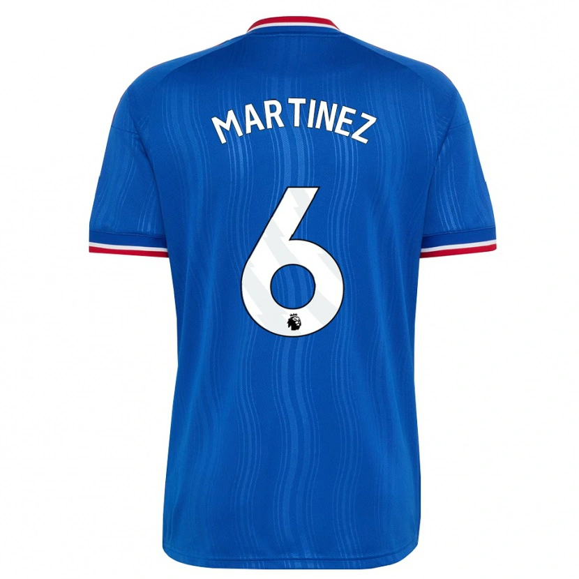 Danxen Bambino Maglia Lisandro Martínez #6 Blu Bianco Rosso Kit Gara Away 2026/27 Maglietta