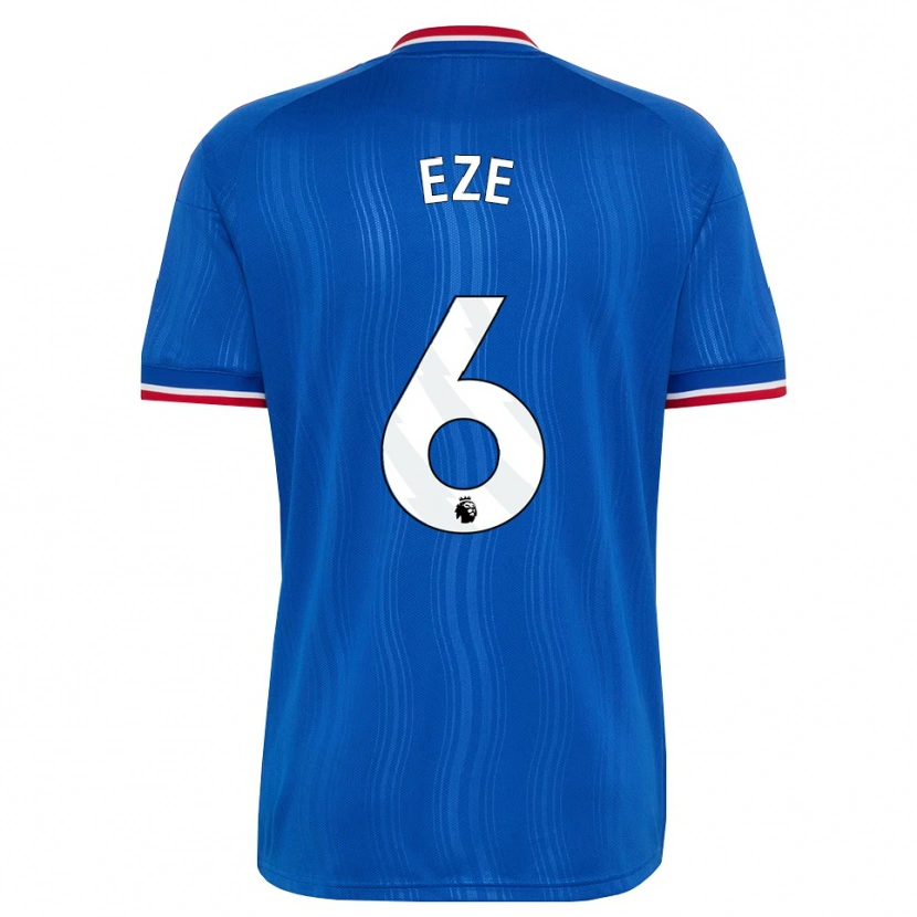 Danxen Bambino Maglia David Eze #6 Blu Bianco Rosso Kit Gara Away 2026/27 Maglietta