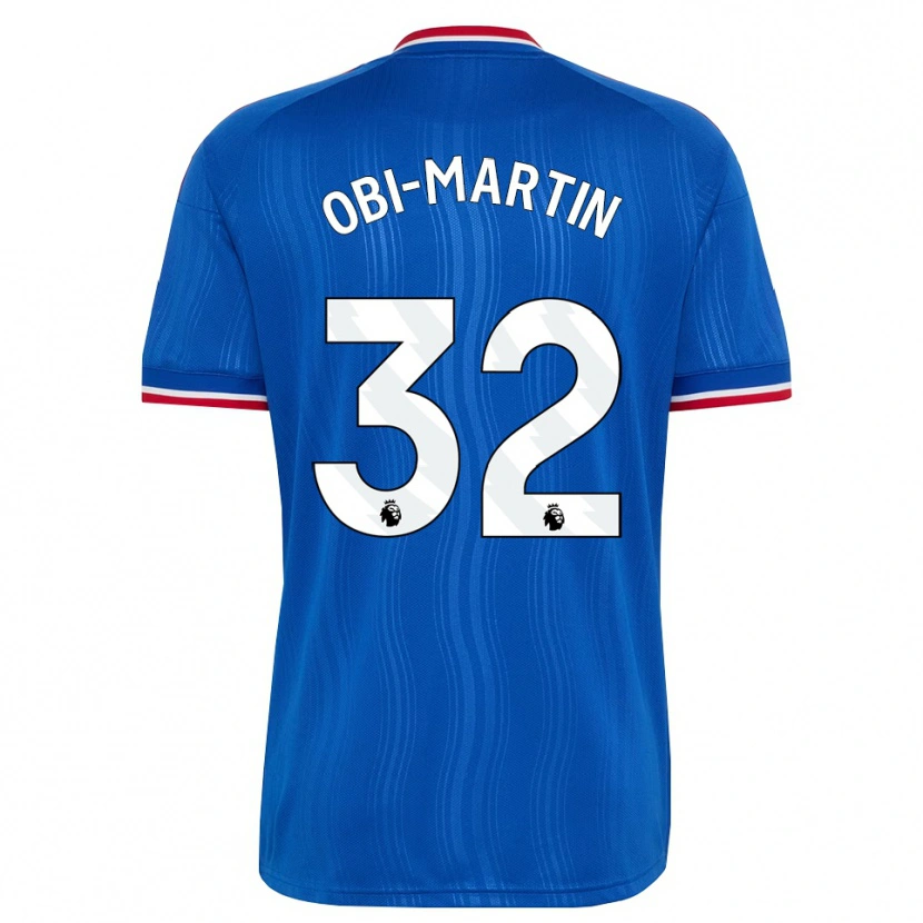 Danxen Bambino Maglia Chido Obi #32 Blu Bianco Rosso Kit Gara Away 2026/27 Maglietta