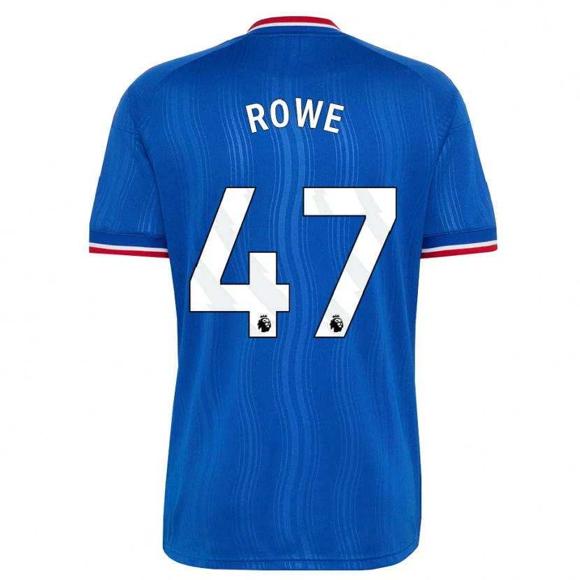 Danxen Bambino Maglia Tommy Rowe #47 Blu Bianco Rosso Kit Gara Away 2026/27 Maglietta