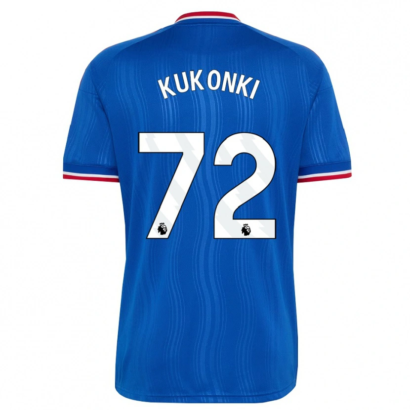 Danxen Bambino Maglia Godwill Kukonki #72 Blu Bianco Rosso Kit Gara Away 2026/27 Maglietta