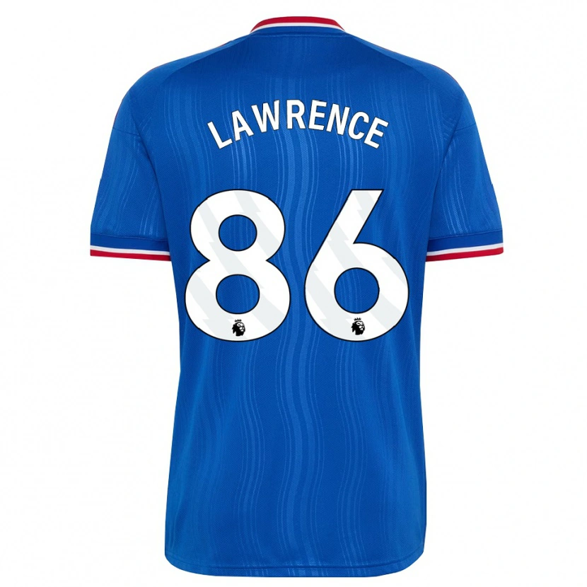 Danxen Bambino Maglia Marcus Lawrence #86 Blu Bianco Rosso Kit Gara Away 2026/27 Maglietta
