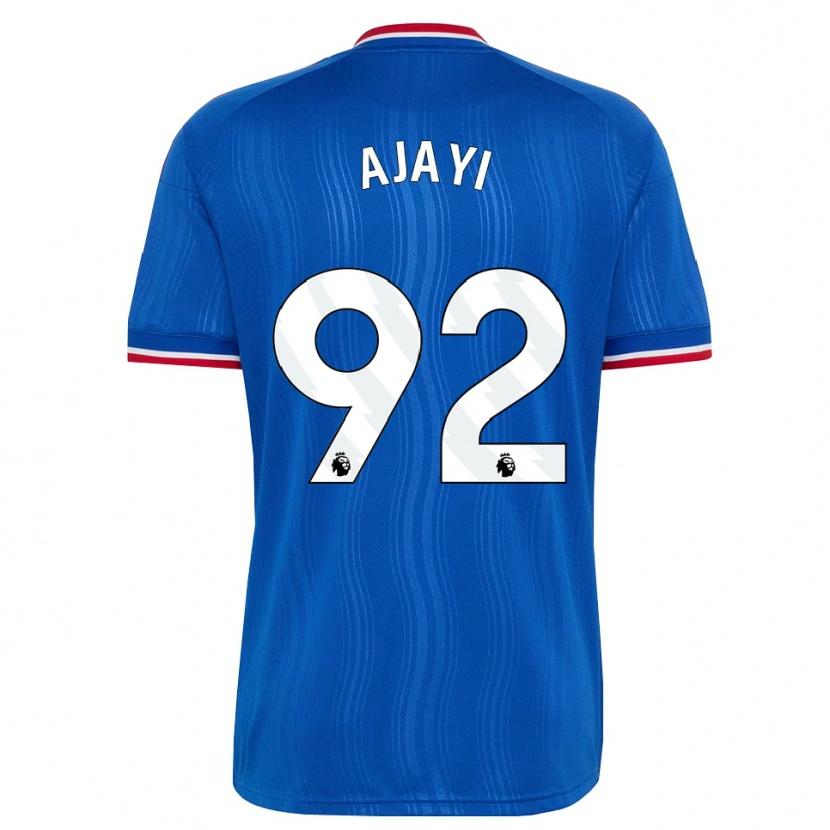 Danxen Bambino Maglia Noah Ajayi #92 Blu Bianco Rosso Kit Gara Away 2026/27 Maglietta