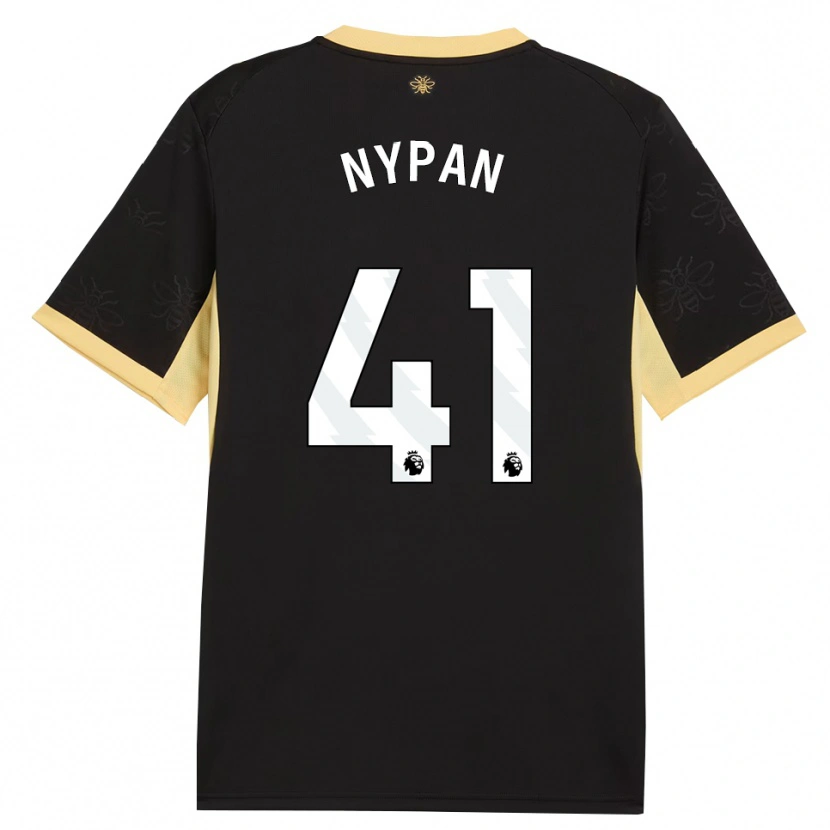 Danxen Bambino Maglia Sverre Nypan #41 Giallo Nero Kit Gara Away 2026/27 Maglietta
