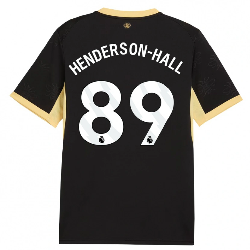 Danxen Bambino Maglia Matty Henderson-Hall #89 Giallo Nero Kit Gara Away 2026/27 Maglietta