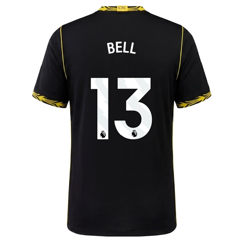 Danxen Bambino Maglia Toby Bell #13 Giallo Nero Kit Gara Away 2026/27 Maglietta