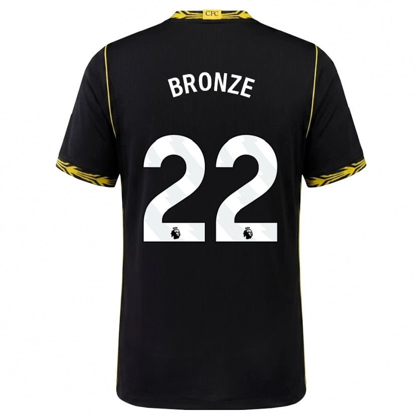 Danxen Bambino Maglia Lucy Bronze #22 Giallo Nero Kit Gara Away 2026/27 Maglietta