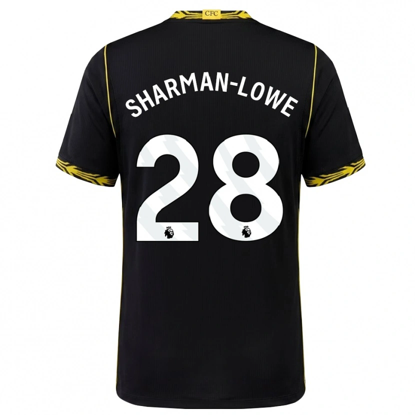 Danxen Bambino Maglia Teddy Sharman-Lowe #28 Giallo Nero Kit Gara Away 2026/27 Maglietta