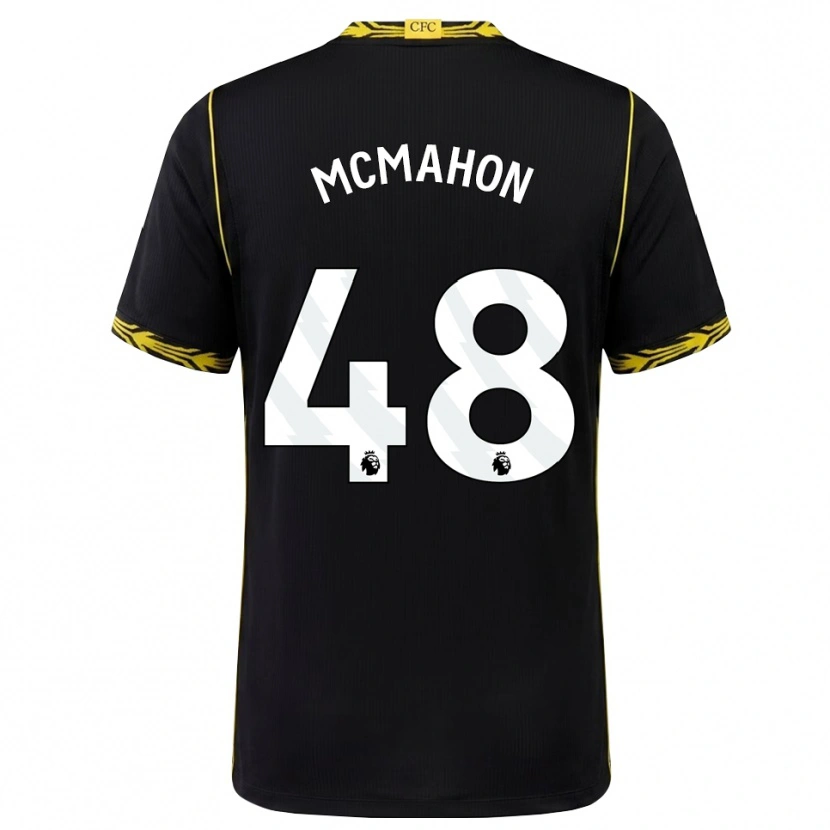 Danxen Bambino Maglia Harrison Mcmahon #48 Giallo Nero Kit Gara Away 2026/27 Maglietta