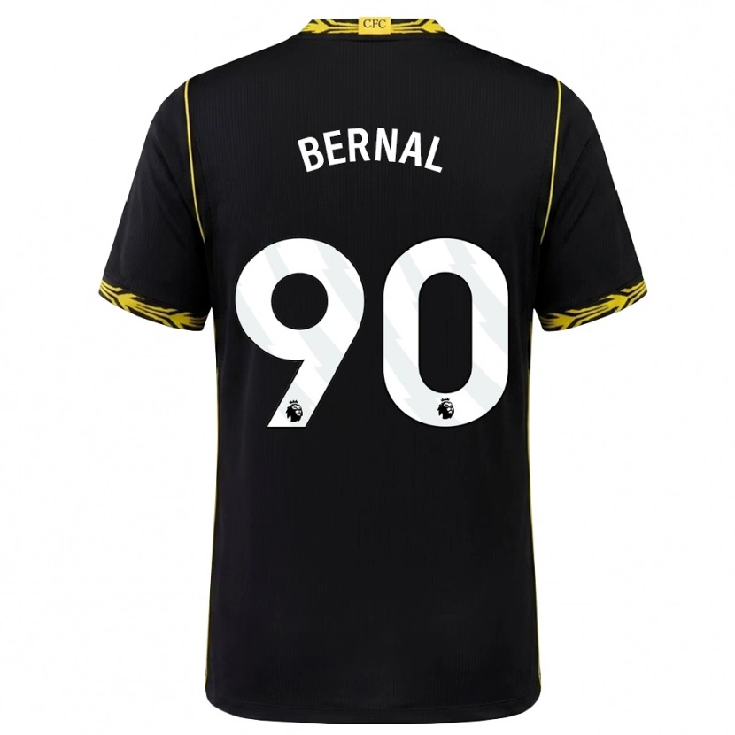 Danxen Bambino Maglia Freddy Bernal #90 Giallo Nero Kit Gara Away 2026/27 Maglietta