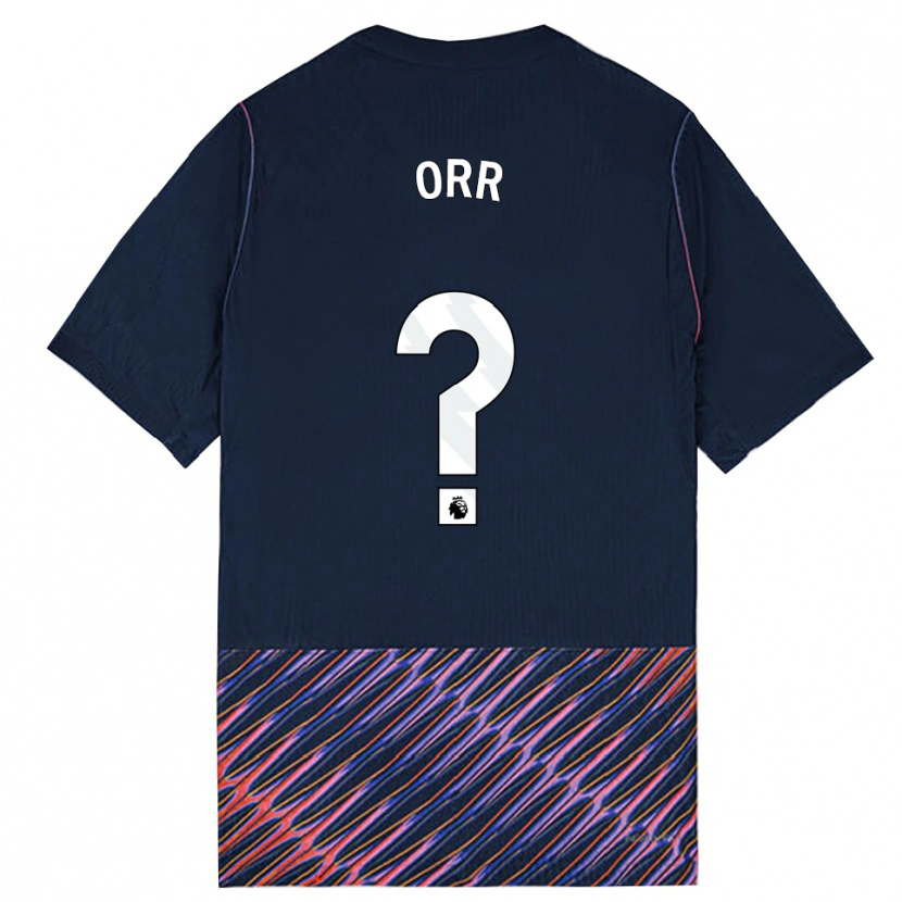 Danxen Bambino Maglia Dante Orr #0 Blu Reale Bianco Kit Gara Away 2026/27 Maglietta