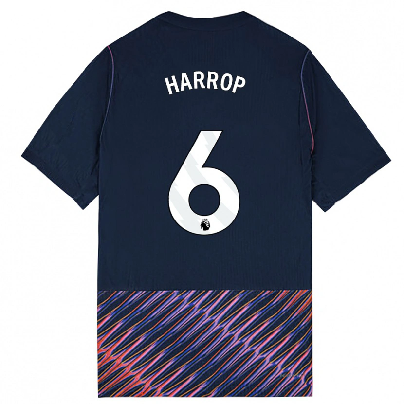 Danxen Bambino Maglia Kerys Harrop #6 Blu Reale Bianco Kit Gara Away 2026/27 Maglietta