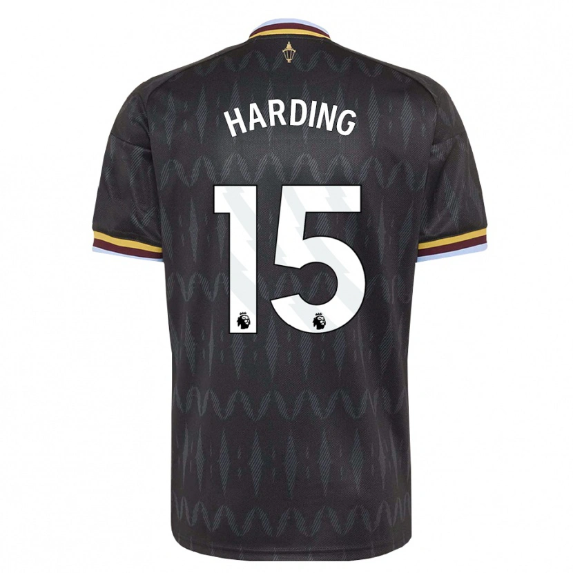 Danxen Bambino Maglia Natasha Harding #15 Blu Fiordaliso Nero Giallo Kit Gara Away 2026/27 Maglietta