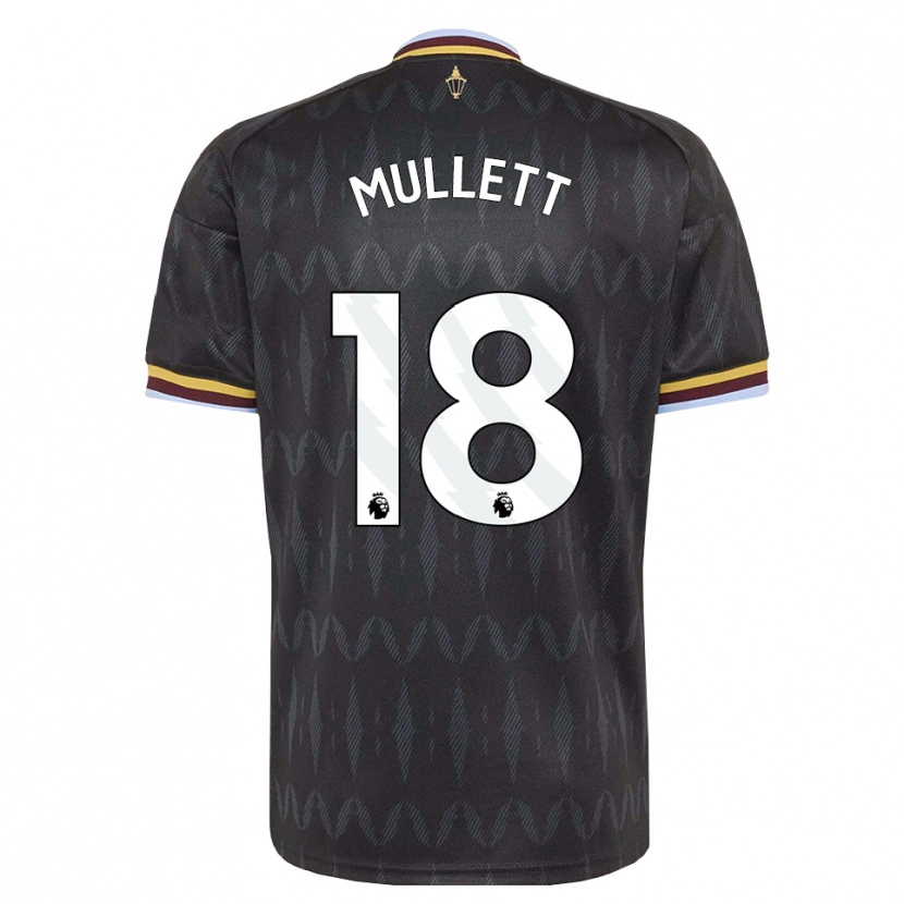 Danxen Bambino Maglia Georgia Mullett #18 Blu Fiordaliso Nero Giallo Kit Gara Away 2026/27 Maglietta