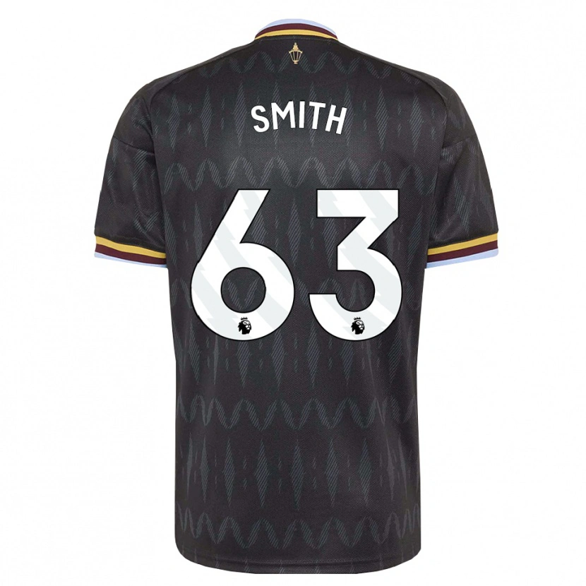 Danxen Bambino Maglia Kerr Smith #63 Blu Fiordaliso Nero Giallo Kit Gara Away 2026/27 Maglietta