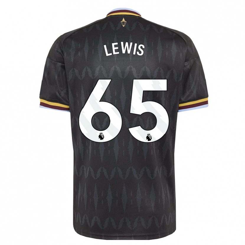 Danxen Bambino Maglia Sam Lewis #65 Blu Fiordaliso Nero Giallo Kit Gara Away 2026/27 Maglietta