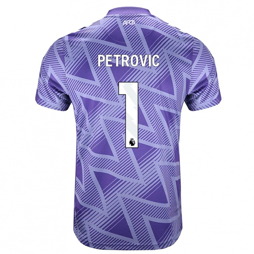 Danxen Bambino Maglia Djordje Petrovic #1 Rossa Velo Pallido Bianco Kit Gara Away 2026/27 Maglietta
