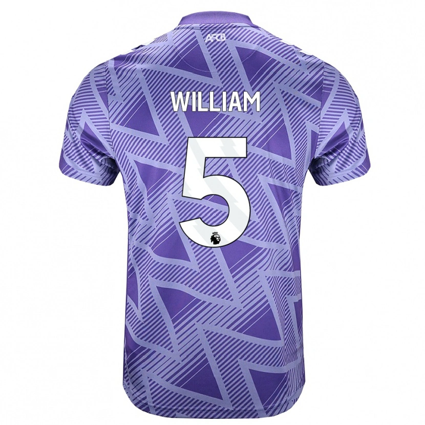 Danxen Bambino Maglia Harold William #5 Rossa Velo Pallido Bianco Kit Gara Away 2026/27 Maglietta