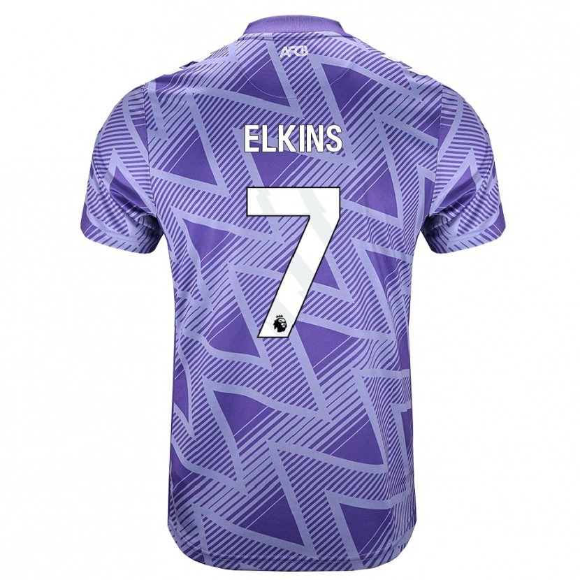 Danxen Bambino Maglia Elle Elkins #7 Rossa Velo Pallido Bianco Kit Gara Away 2026/27 Maglietta