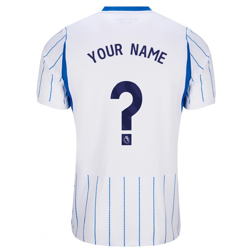 Danxen Bambino Maglia Il Tuo Nome #0 Blu Dodger Bianco Kit Gara Away 2026/27 Maglietta