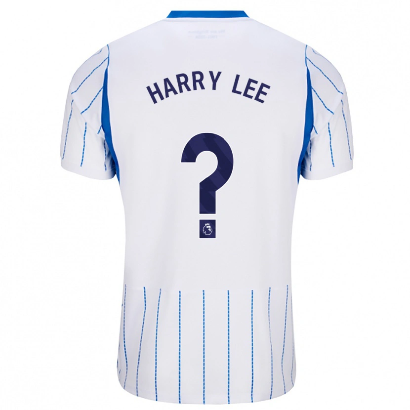 Danxen Bambino Maglia Harry Lee #0 Blu Dodger Bianco Kit Gara Away 2026/27 Maglietta