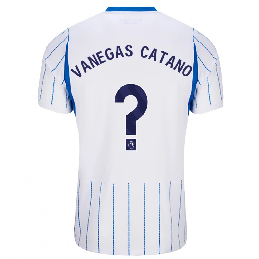Danxen Bambino Maglia Manuela Vanegas Catano #0 Blu Dodger Bianco Kit Gara Away 2026/27 Maglietta