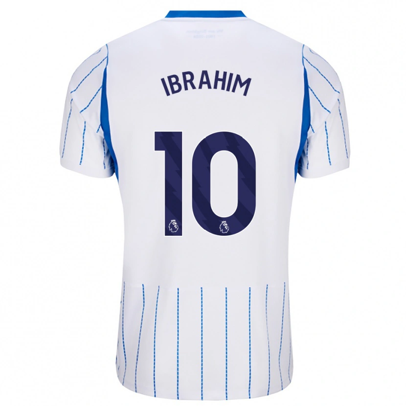 Danxen Bambino Maglia Younes Ibrahim #10 Blu Dodger Bianco Kit Gara Away 2026/27 Maglietta