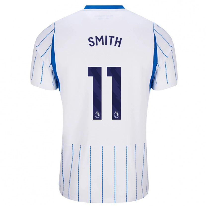 Danxen Bambino Maglia Brook Smith #11 Blu Dodger Bianco Kit Gara Away 2026/27 Maglietta