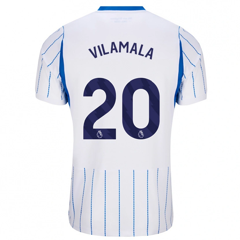 Danxen Bambino Maglia Bruna Vilamala #20 Blu Dodger Bianco Kit Gara Away 2026/27 Maglietta