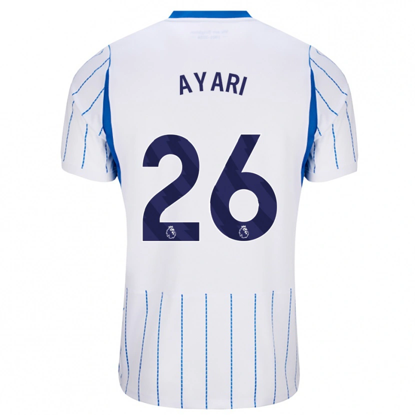 Danxen Bambino Maglia Yasin Ayari #26 Blu Dodger Bianco Kit Gara Away 2026/27 Maglietta